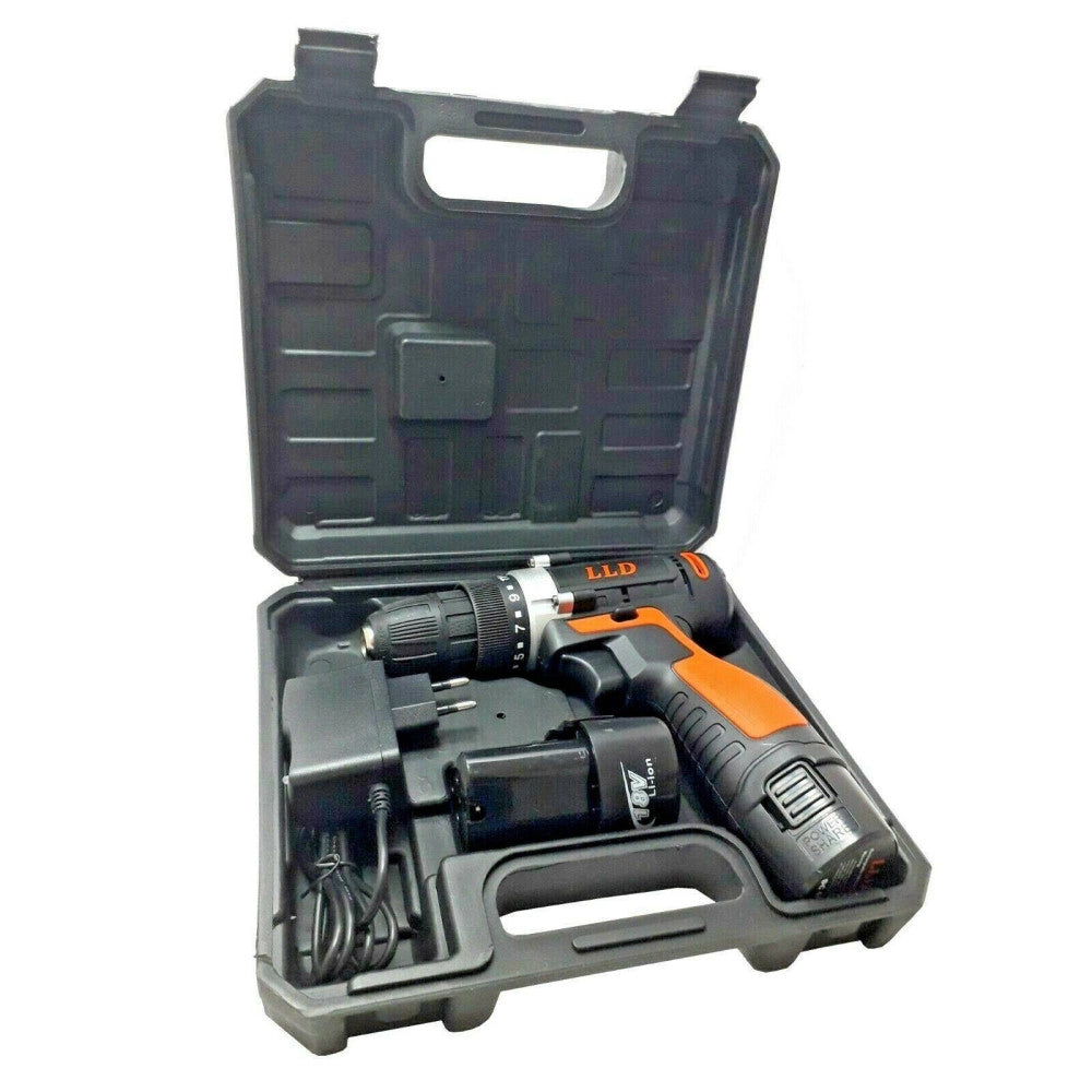 Trade Shop - Trapano Avvitatore A Batteria Valigetta 18v Cordless + Batteria Omaggio -