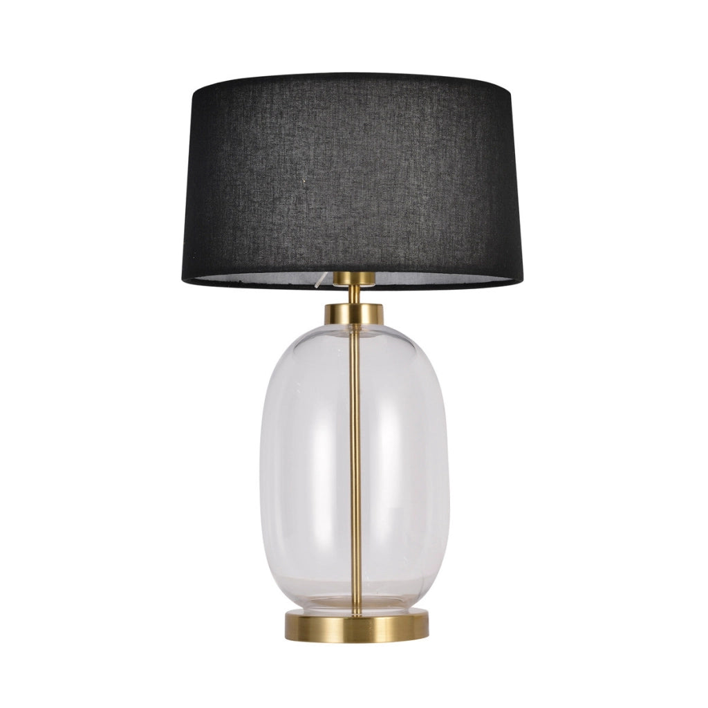 Lampada da tavolo Amur trasparente oro E27 Light Prestige
