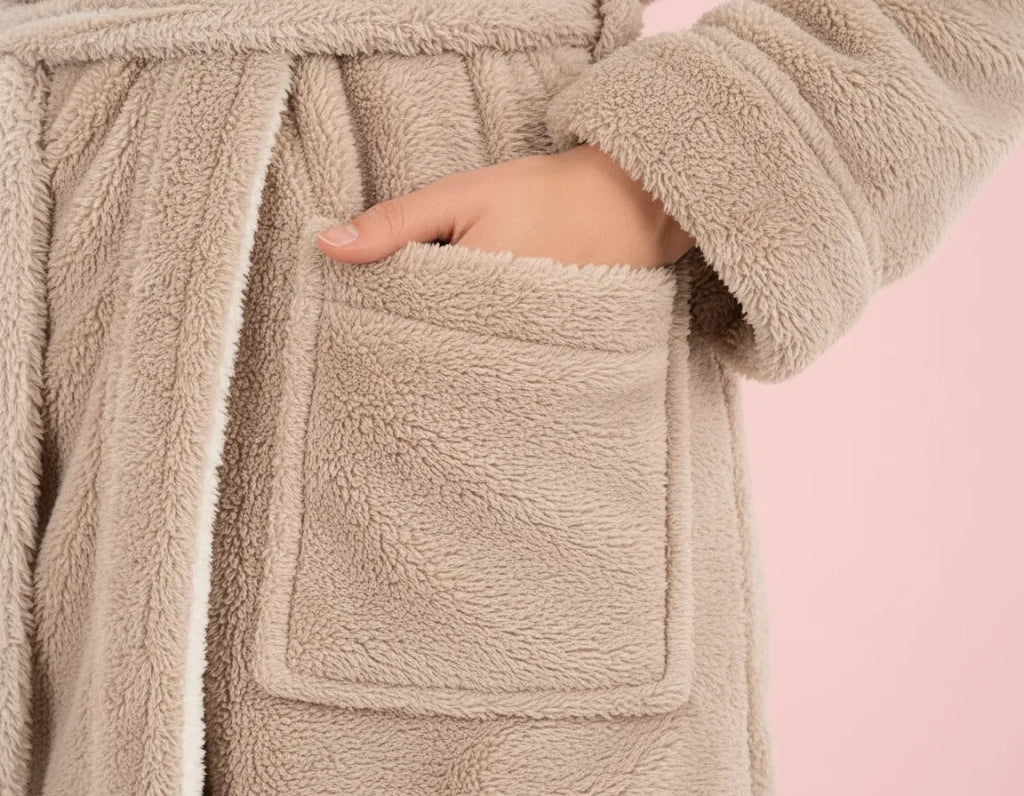 Accappatoio Da Donna Jordan Beige / Ekru Rozm.m