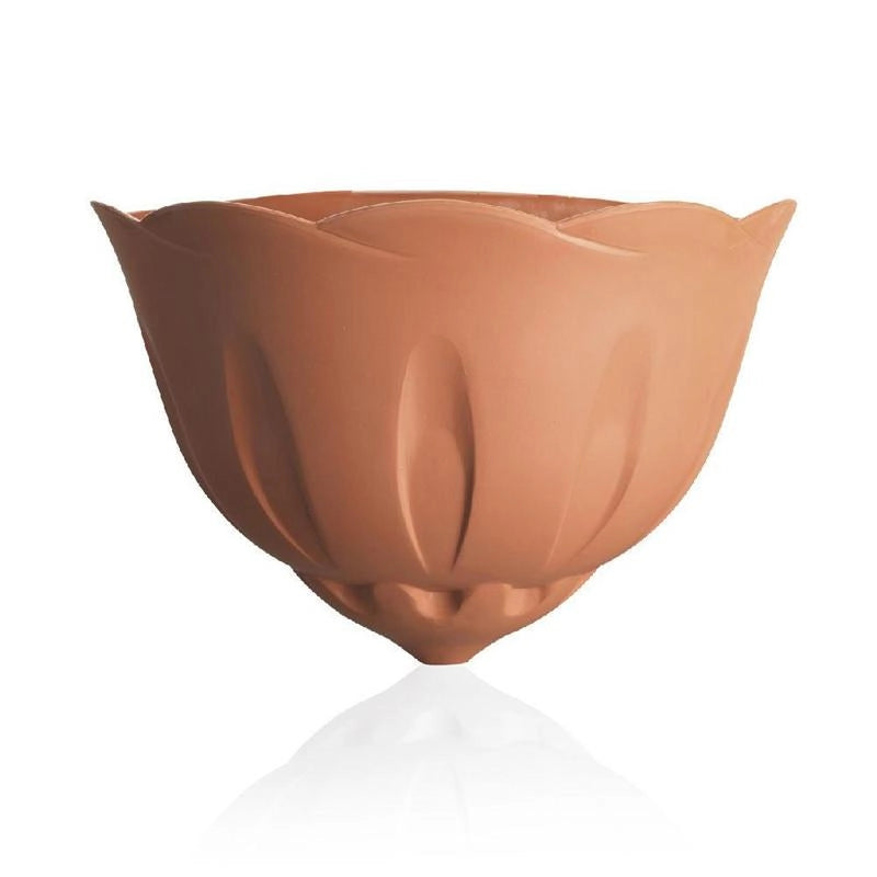 GERLA DA PARETE NATURA 29X15XH20 IN PLASTICA COLOR TERRACOTTA