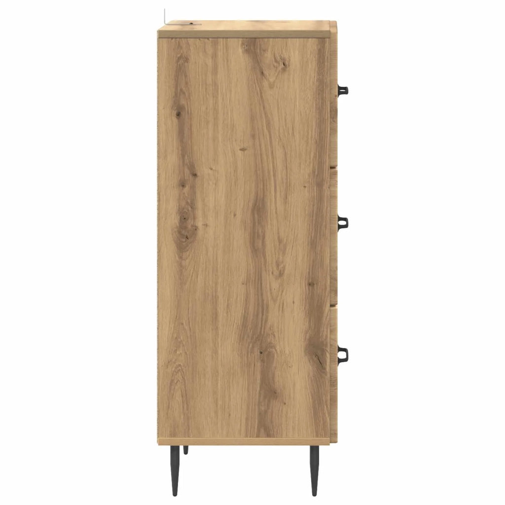Mobile con Cassetti Rovere Artigianale 33 x 34,5 x 89,5 cm