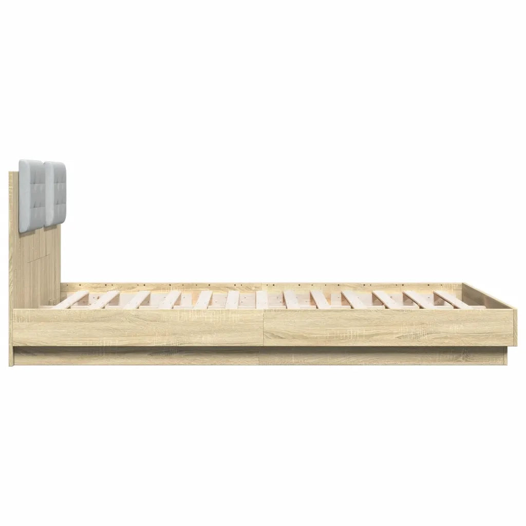 Giroletto Testiera Rovere Sonoma 120x200 cm Legno Multistrato 3209928