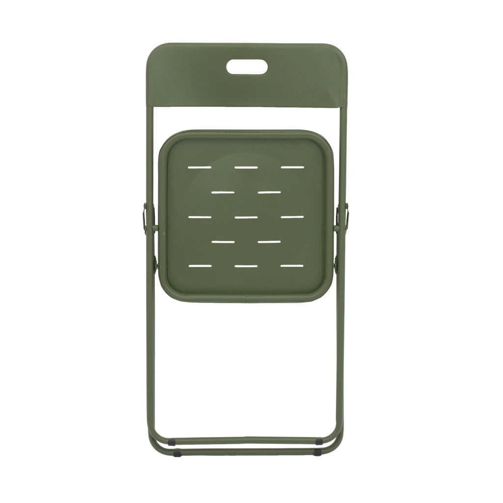 SET BISTROT PIEGHEVOLE 3 PEZZI 2 SEDIE E 1 TAVOLO 60x60x73 cm VERDE