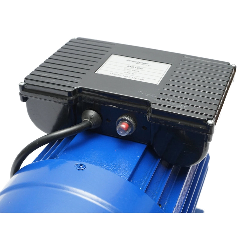 Motore elettrico monofase 4KW, 220V, statore 160x110mm, protezione termica Breckner Germany