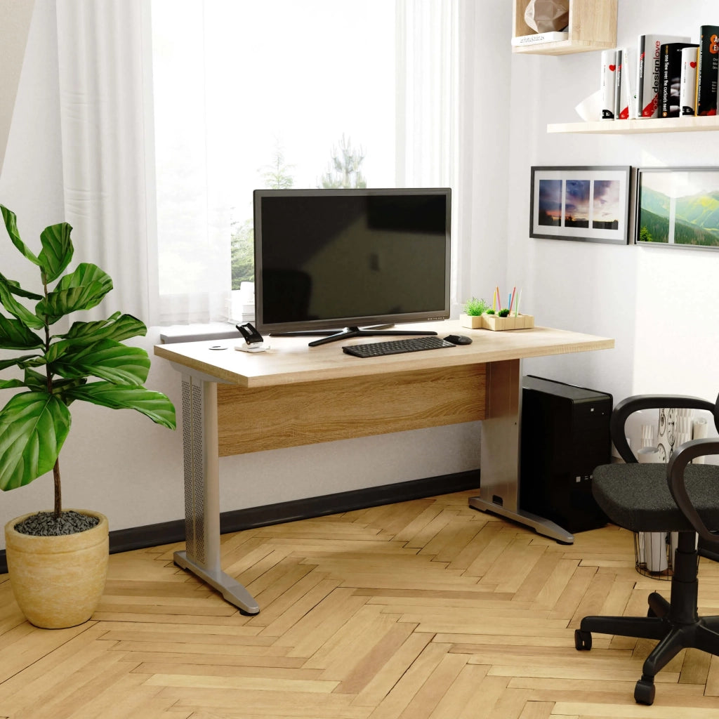 Scrivania per computer AKORD BM135 Sonoma Quercia 135 cm 135x60x76 cm