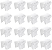 Sostegno universale per tende di plastica - Senza foratura - 16 pezzi - Adatto per tende di plastica