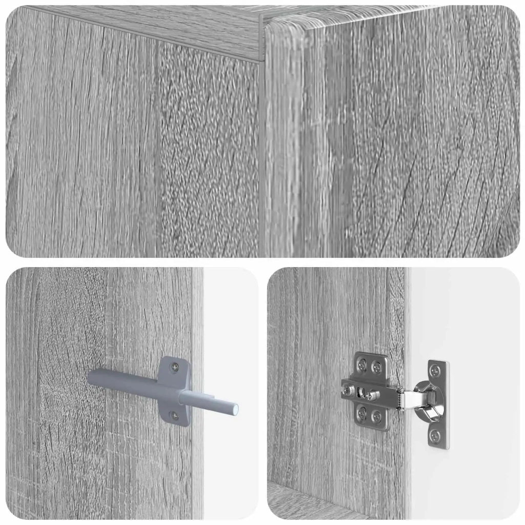 Mobile TV Sonoma grigio Legno ingegnerizzato 896241