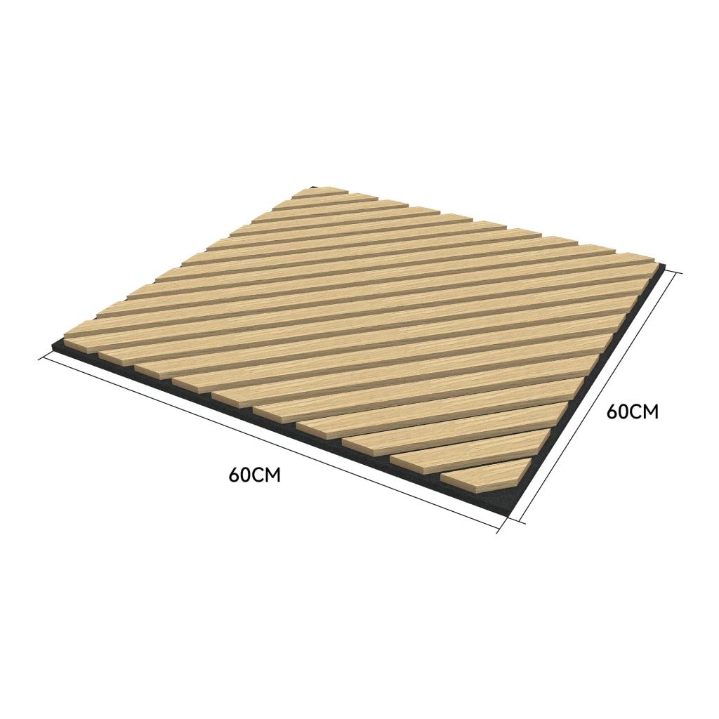 Set di 8 pannelli acustici con doghe diagonali 2,88 m² effetto rovere 03_0009923