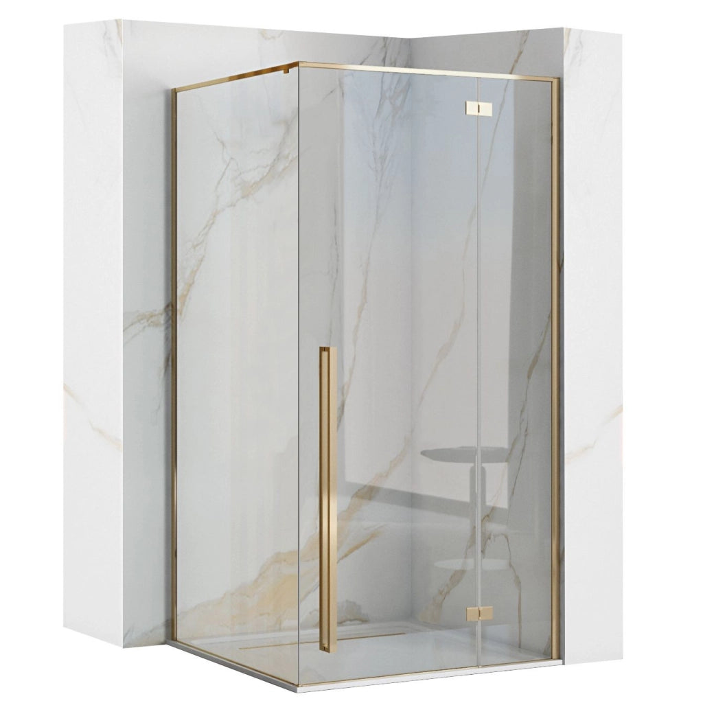 Cabina Doccia Fargo 90x90 Gold senza piatto doccia