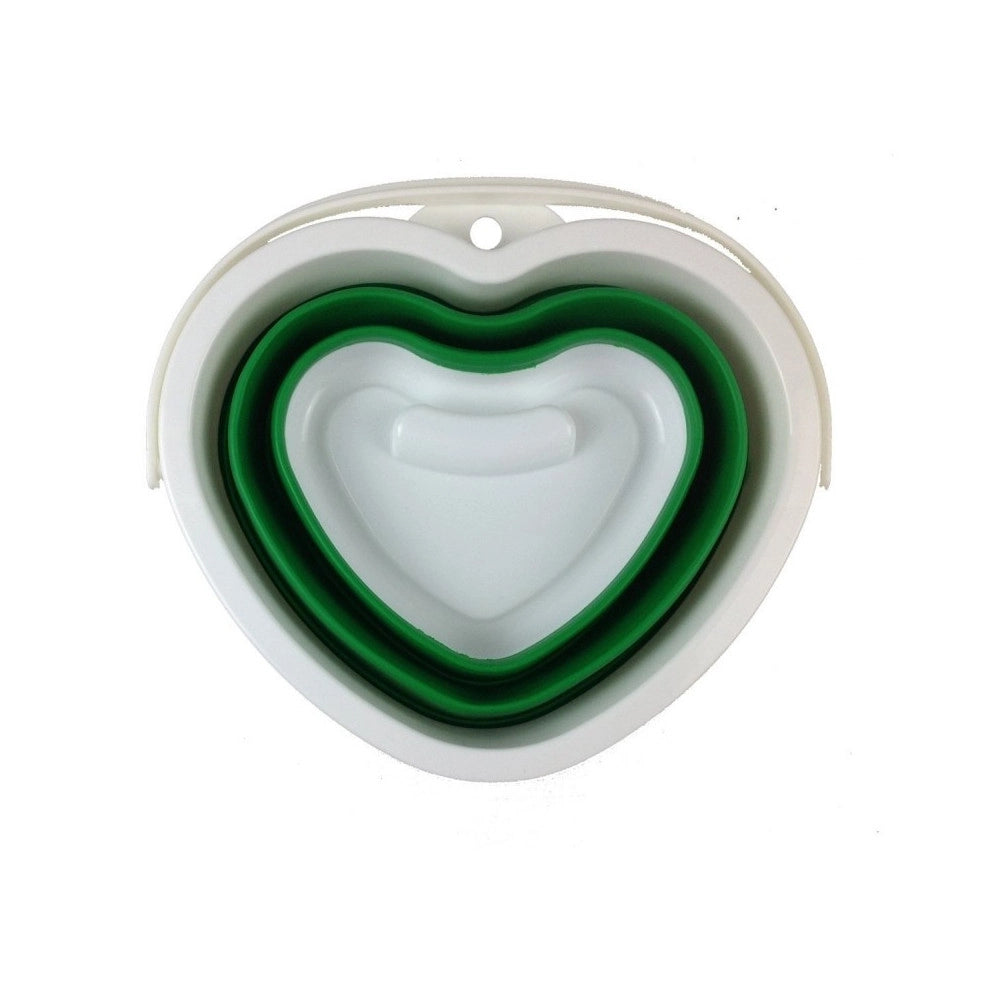 Trade Shop - Secchio Pieghevole Silicone Salvaspazio 10lt Pavimenti Differenziata Pattumiera -