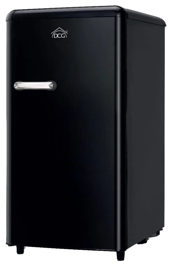 Dcg frigo monoporta linea retro 100lt e nero mf100b