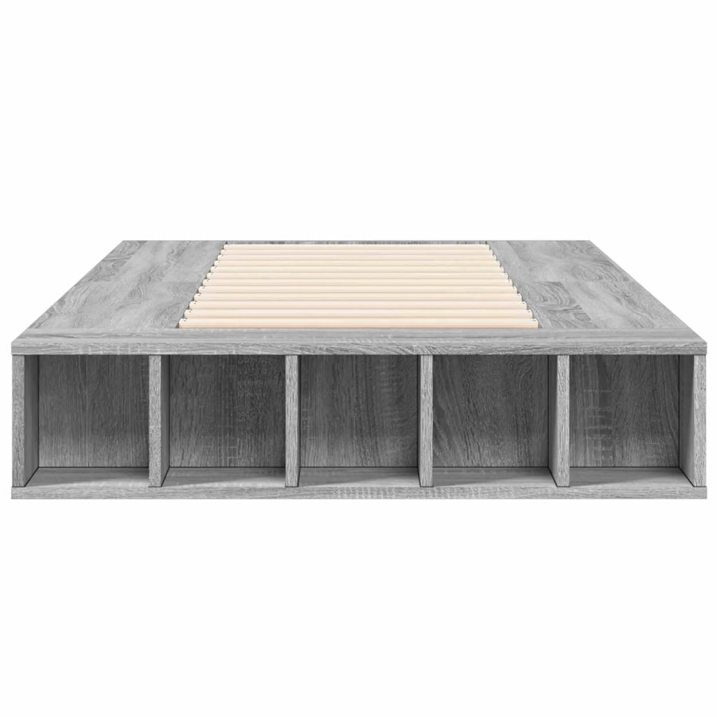 Telaio del letto con storage Sonoma grigio 80 x 200 cm 3429553