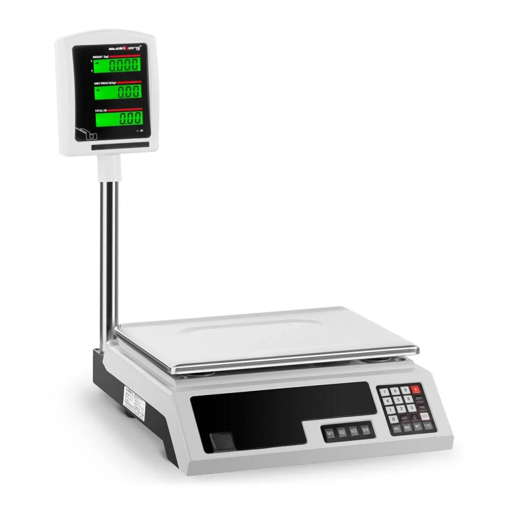 Bilancia di controllo 30 kg / 1 g 34 x 23 cm 2 LCD 14_0000600
