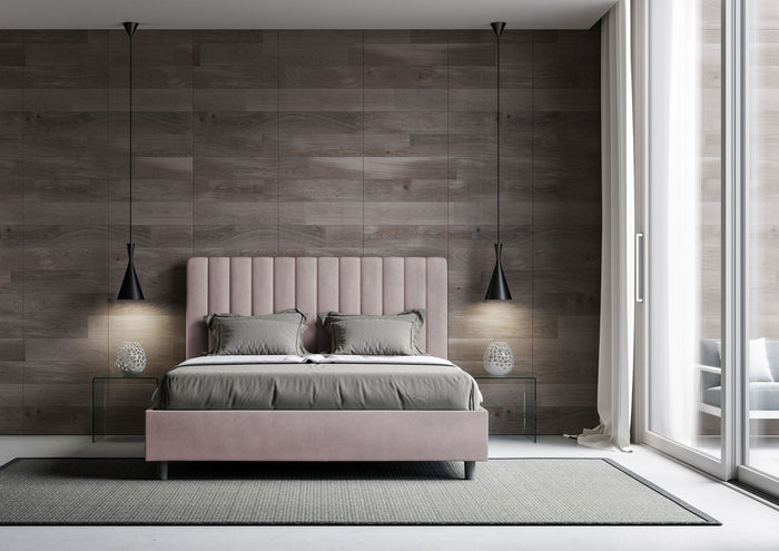 Letto Matrimoniale 160x190 cm con Rete Agueda Glicine