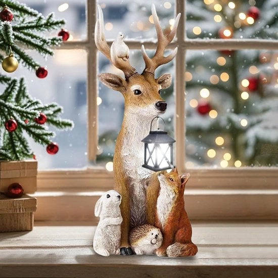 Illuminazione di Natale per Esterno - Rendino Illuminato - Figure di Natale Illuminate
