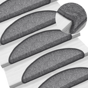 Tappetini per Scale 10 pz 56x20 cm Grigio Scuro cod mxl 68509