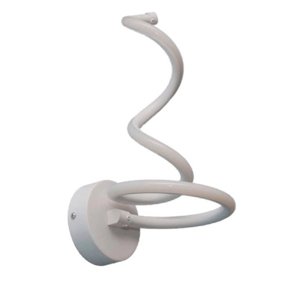 Trade Shop - Applique Moderno Spirale Led 12 W Da Parete Abat Jour 3 Colorazione Luce E24-3c -