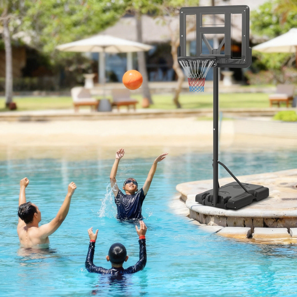 Canestro da Basket Regolabile con Ruote ¨C Minimal ¨C 230-305 cm