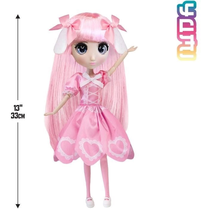 Grande bambola Kawai in stile giapponese da 30 cm - Yumi Doll - BANDAI - Licenza ufficiale Shibajuku Anime