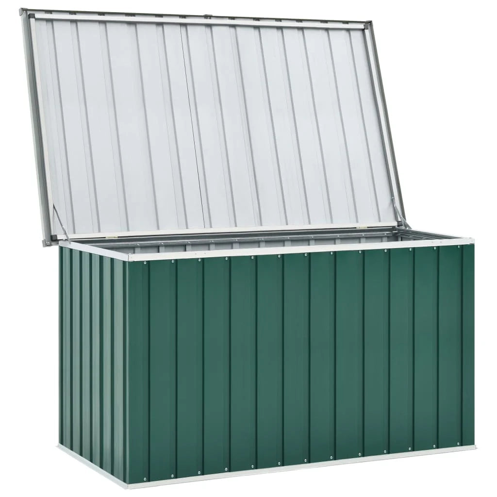 Contenitore/scatola portaoggetti da giardino verde 149 x 99 x 93 cm 02_0013127