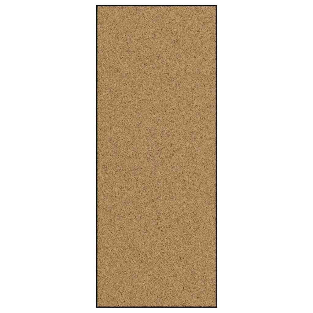 Zerbino d'ingresso moderno rettangolare 120 x 300 cm antiscivolo per interni/esterni in poliammide color crema 02_0057956