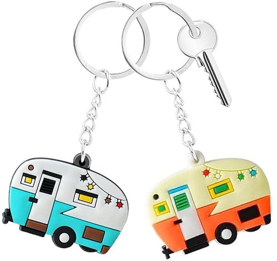 Sostegni per chiavi da 2 pezzi - Sostegni per chiavi per camper - Decorazione per viaggio - Leggero - Duraturo - Laminazione di alta qualità - Sostegni per chiavi