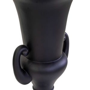 Portavaso resina nero opaco cm 51x51xh121