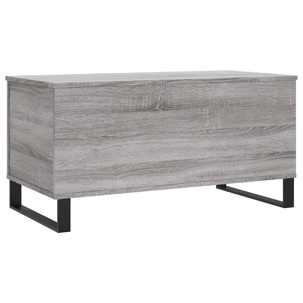 Tavolino salotto | Tavolino da caff¨¨ | Tavolino da Soggiorno Grigio Sonoma 90x44,5x45 cm Legno Multistrato