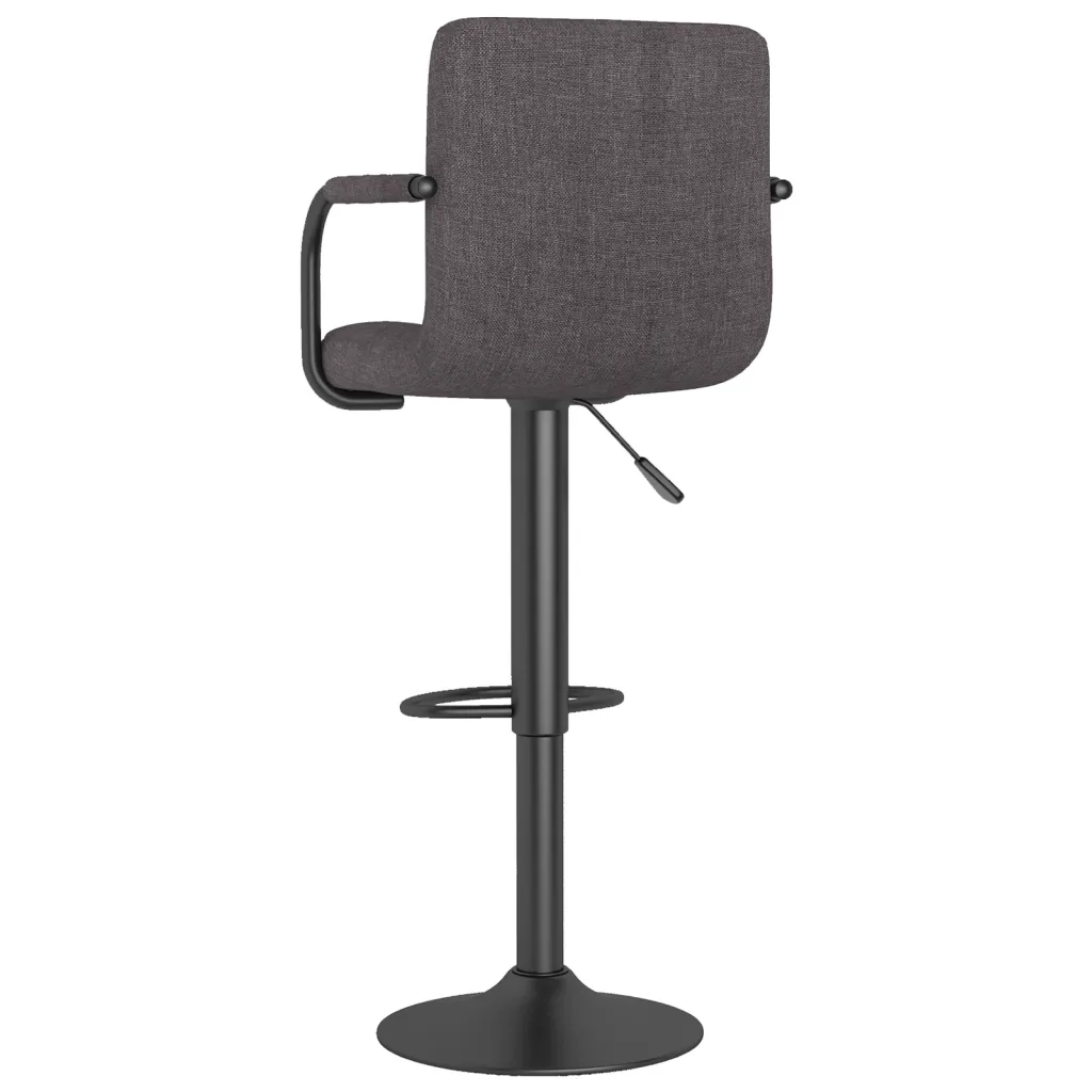 Sgabelli da Bar 2 pz Tortora in Tessuto cod mxl 65835