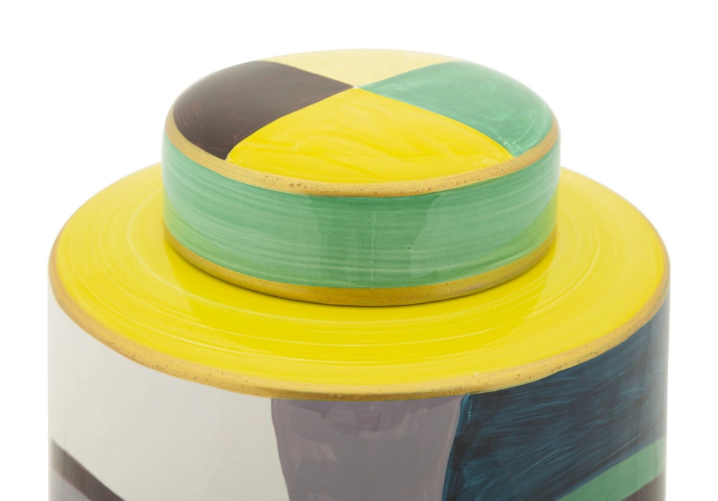 Vaso Piccassy Color Top Ø19x33 cm in Ceramica Multicolor