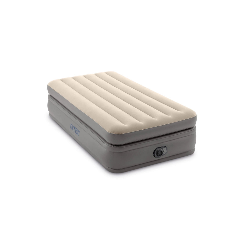 Intex 64162ND Materasso Dura-Beam Prime Comfort Singolo con Pompa Elettrica Incorporata 99x191x51 cm Singolo Versione 2023