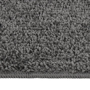 Tappeto Shaggy Grigio Scuro 140x200 cm Antiscivolo 340379