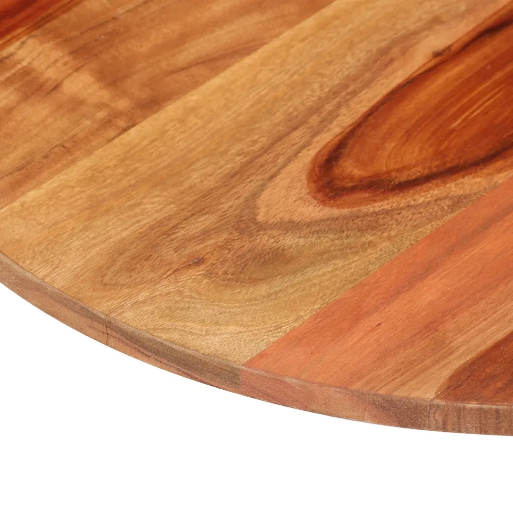 Piano Tavolo in Legno Massello di Acacia Rotondo 15-16 mm 70 cm
