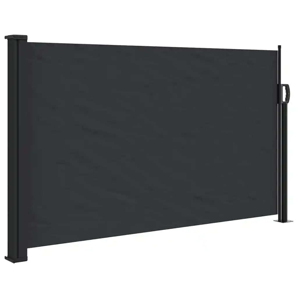 Tenda da Sole | Tenda parasole Laterale Retrattile Nera 117x300 cm