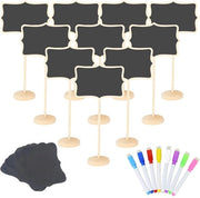 Set di lavagne da disegno mini - 20 pezzi - legno di alta qualità - riutilizzabile