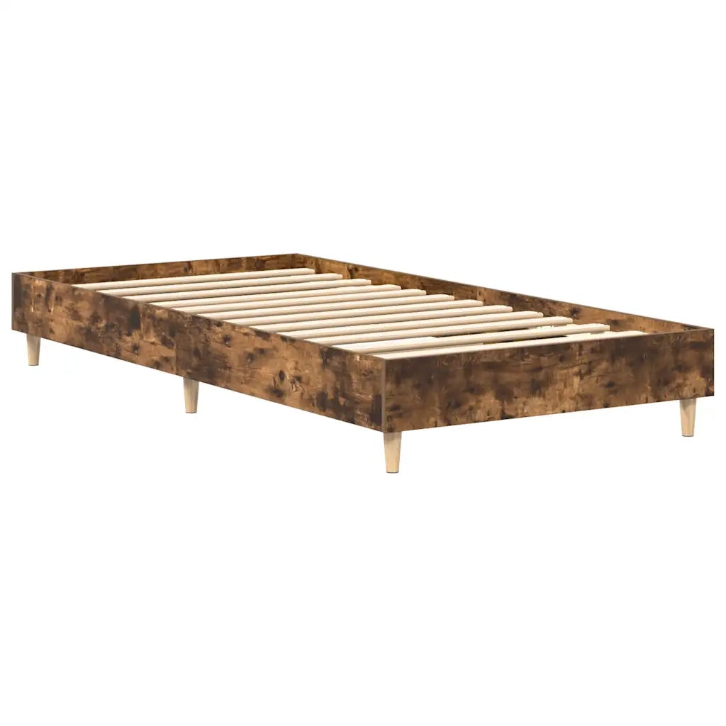 Giroletto senza Materasso Rovere Fumo 90x190 cm in Truciolato 861088