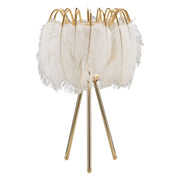Lampada da Tavolo VKH130, Bianco, Metallo, 40x40x60 cm