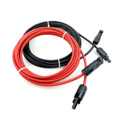 Alcapower Prolunga per Pannelli Solari con Connettori MC4 Doppia Testa 1.5m 1000V 30A Cavo 2.5mm² Isolamento XLPO Alta Resistenza IP67