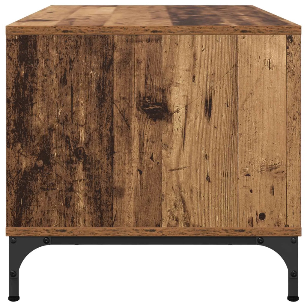 Tavolino da salotto con cassetto Legno vecchio 90 x 49 x 46 cm 883452