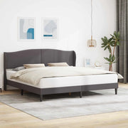 Struttura del letto con testiera Grigio 180 x 200 cm Similpelle 42027861