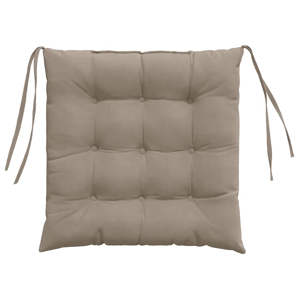 Cuscini per Seduta 4 pcs Talpa 40 x 40 x 6 cm Microfibra
