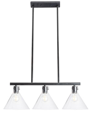 Lampada Da Soffitto Di Vetro Metallico APP318-3CP