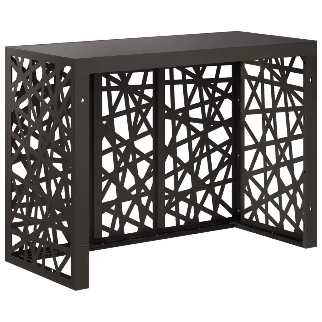 Copertura per condizionatore d'aria Nero 110 x 50 x 80 cm 8014164