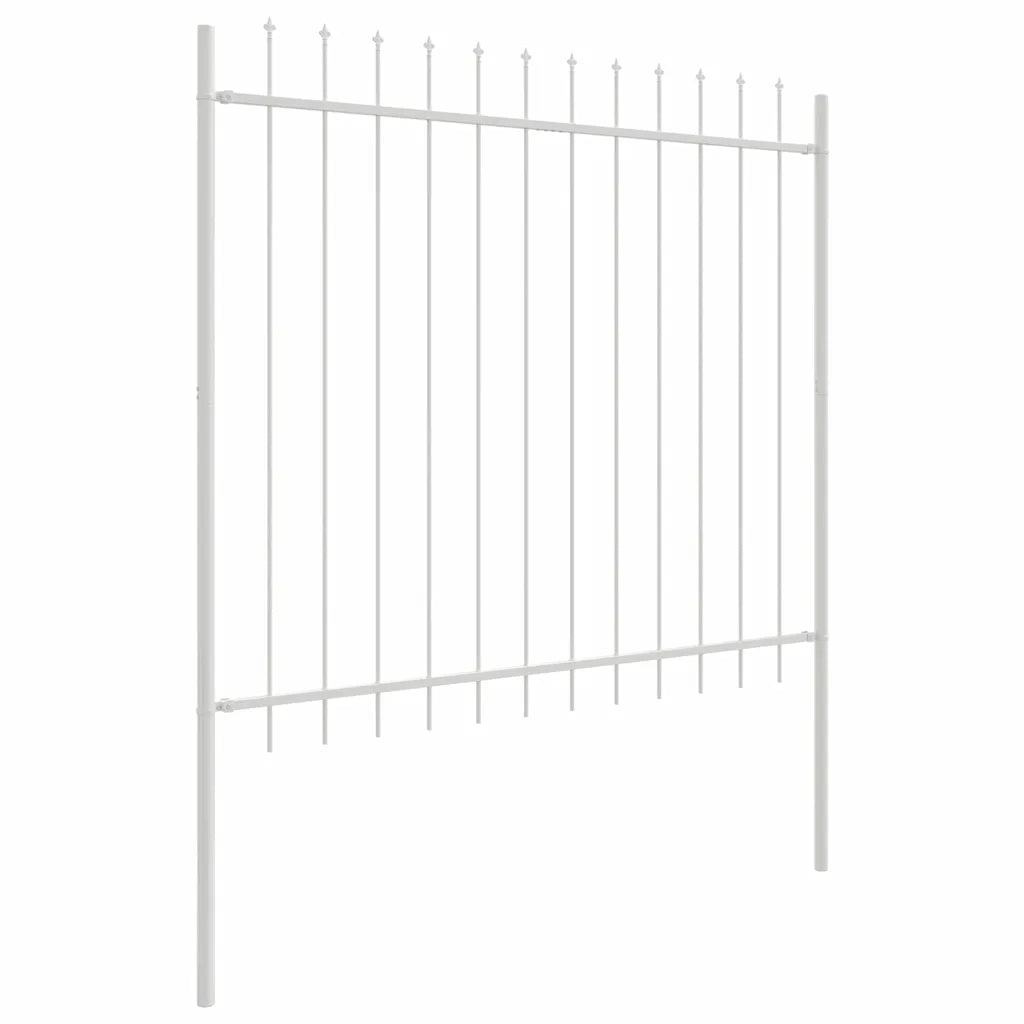 Recinzione per Giardino 9 pcs Bianco 15,3 x 1,5 m 3334182