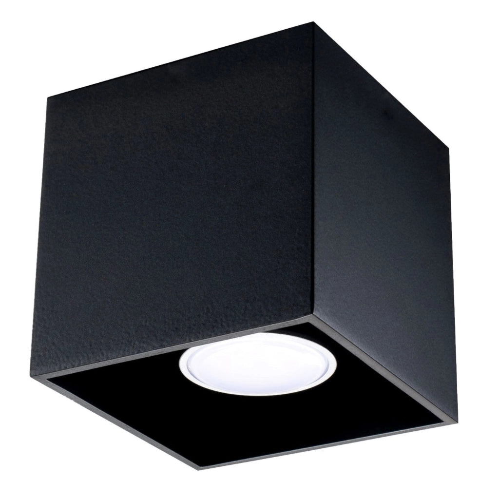 Spot soffitto Pure Lume Tetris 1 nero metallo GU10