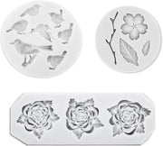 Fondant a Silicone per la Decorazione di Torta, Decora Cupcake al Cioccolato, Materiale Polimero.