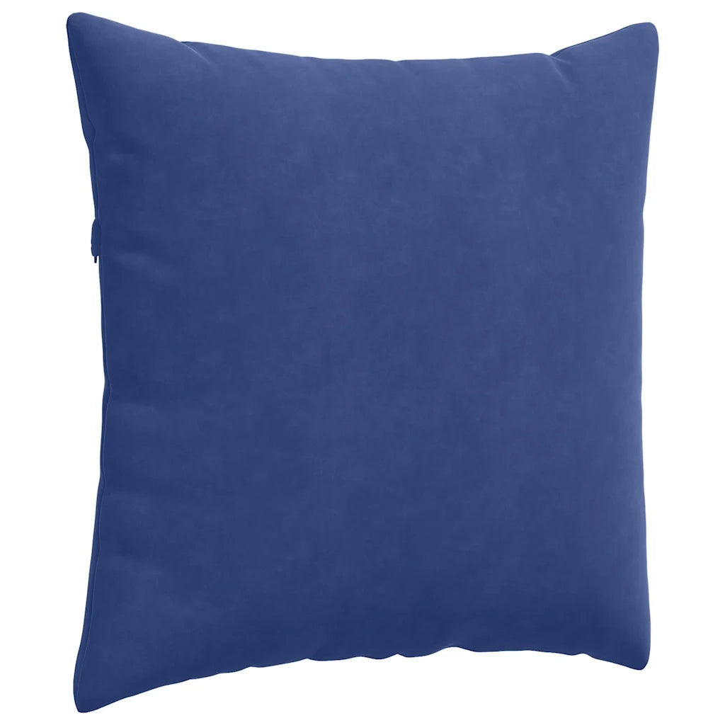 Cuscini da Divano 2 pcs Blu Polizia 60 x 60 cm Tessuto in Cords 42014025