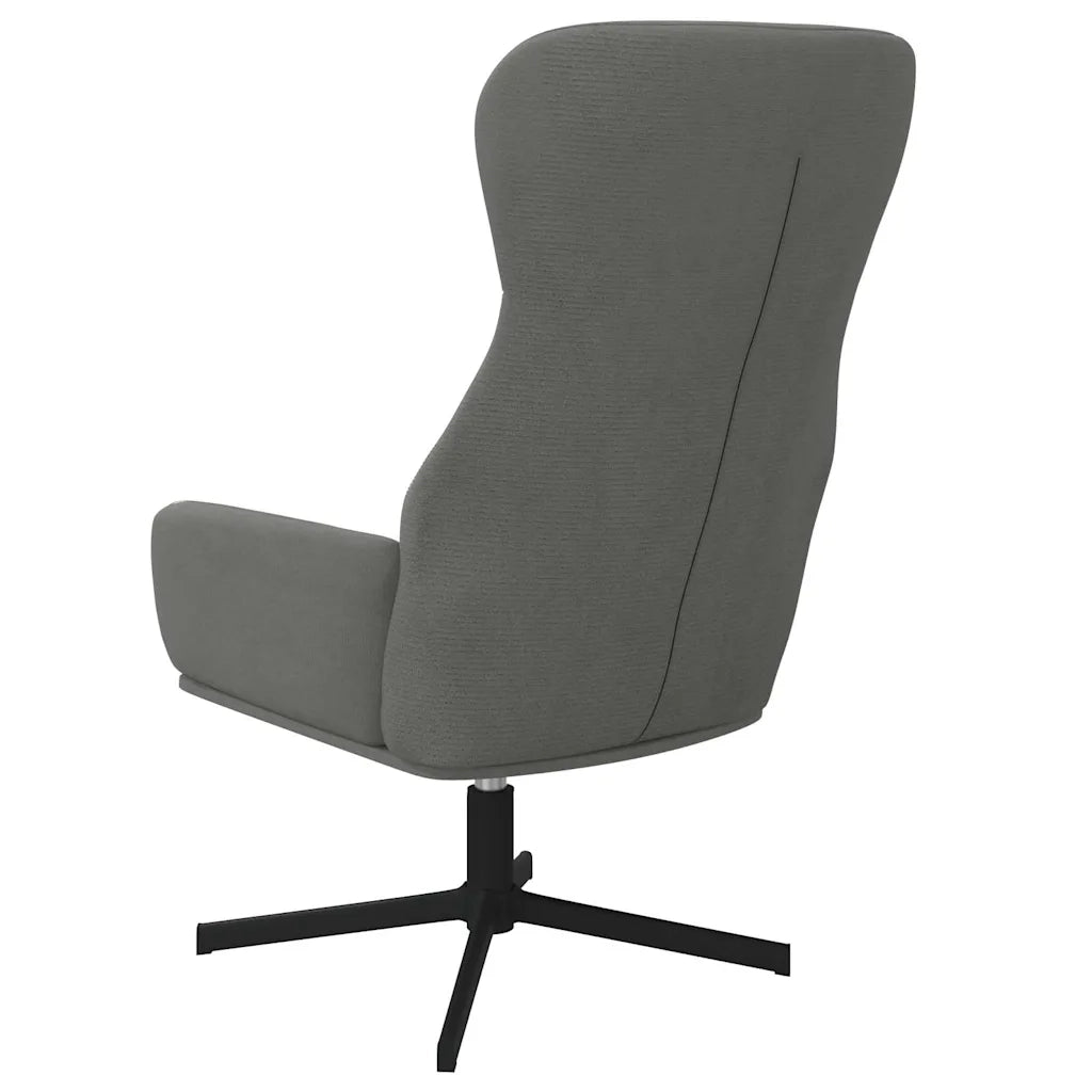 Sedia Relax Grigio Scuro in Velluto cod mxl 14535