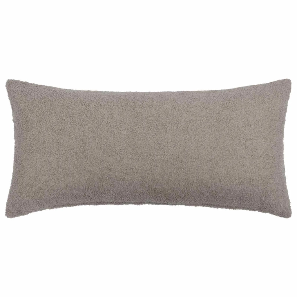 Federa 2 pcs HEERLEN Grigio Chiaro 40 x 80 cm Bouclé 909937