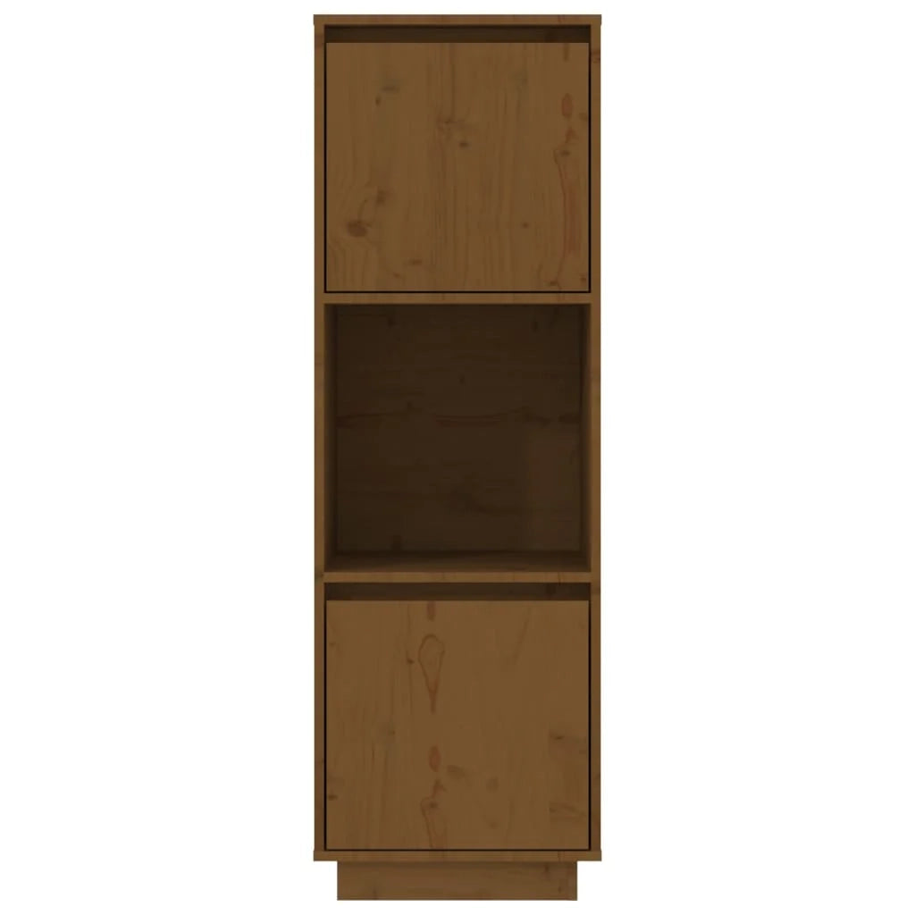 Buffet credenza cassettiera armadio mobile contenitore organizer cucina soggiorno salotto alto 38 x 35 x 117 cm legno di pino massiccio marrone 02_0034754